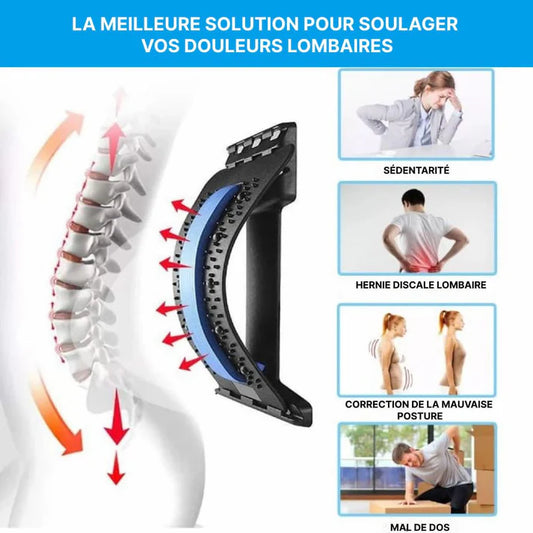 civière dorsale orthopédique